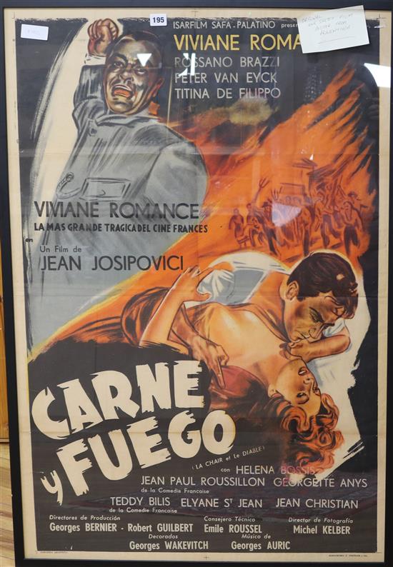 An original one sheet Argentina film poster